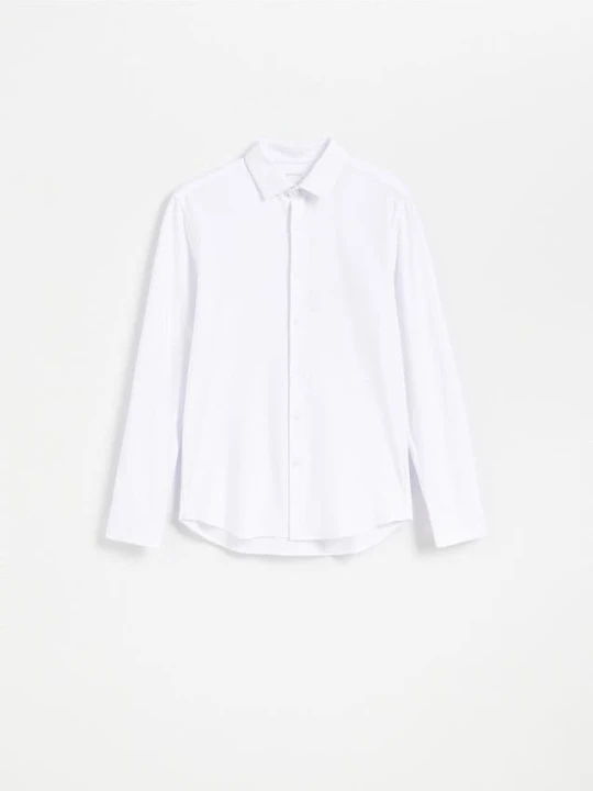 Zdjęcie produktu Reserved - Gładka koszula slim fit - biały