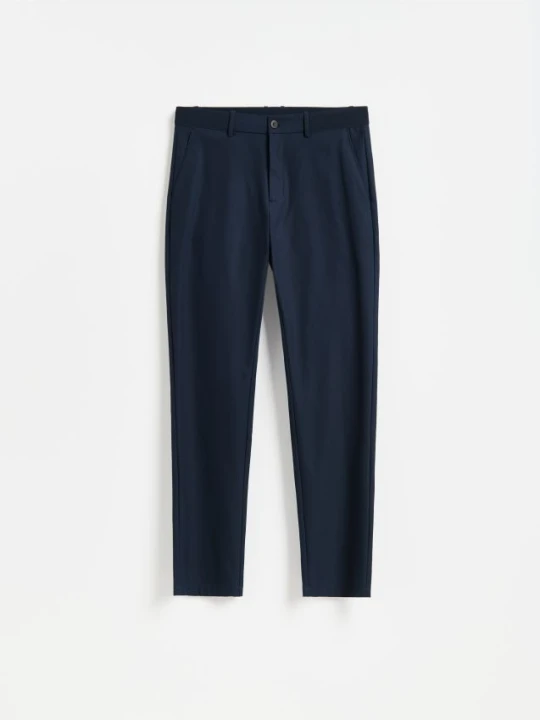 Zdjęcie produktu Reserved - Spodnie slim long leg - granatowy