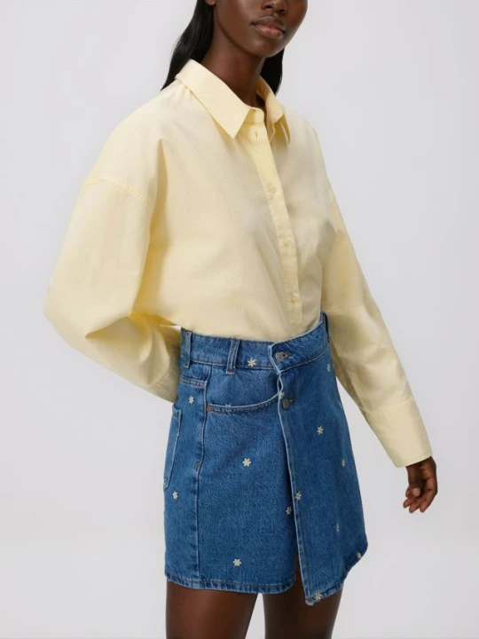 Zdjęcie produktu Reserved - Jeansowe spódnico-szorty - indigo jeans