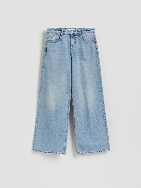 Zdjęcie produktu Reserved - Jeansy baggy fit - niebieski