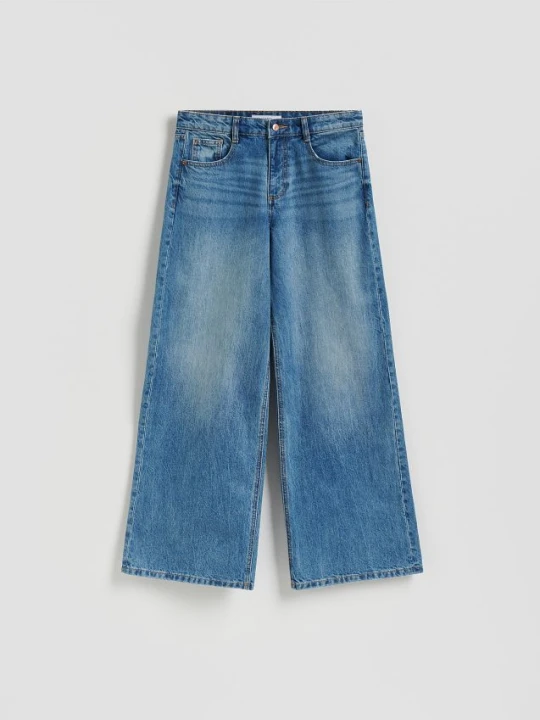 Zdjęcie produktu Reserved - Jeansy baggy fit - niebieski