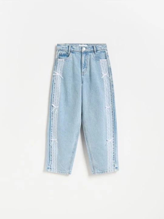 Zdjęcie produktu Reserved - Jeansy baggy fit - niebieski
