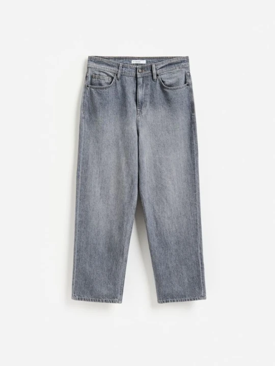 Zdjęcie produktu Reserved - Jeansy baggy tapered - szary