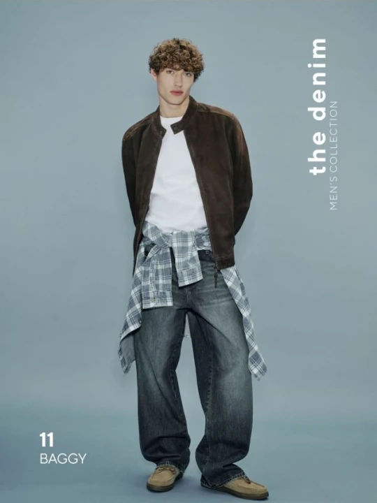 Zdjęcie produktu Reserved - Jeansy baggy z efektem sprania - indigo jeans