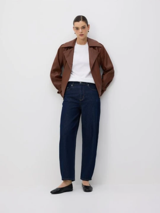 Zdjęcie produktu Reserved - Jeansy barrel leg - indigo jeans
