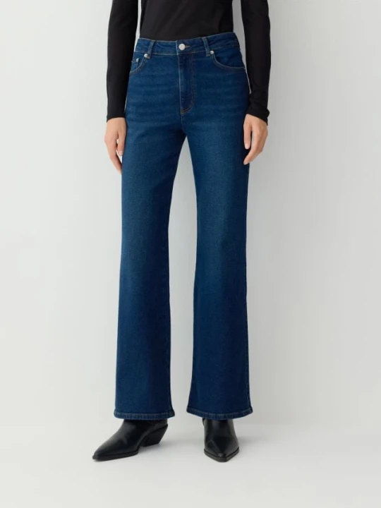 Zdjęcie produktu Reserved - Jeansy bootcut - granatowy