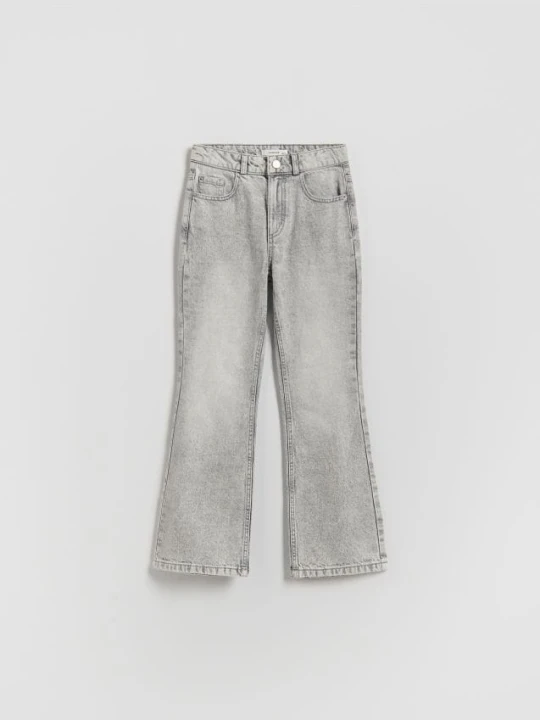 Zdjęcie produktu Reserved - Jeansy bootcut - jasnoszary