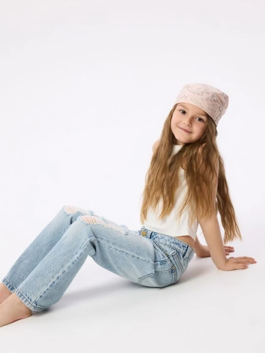 Zdjęcie produktu Reserved - Jeansy bootcut z przetarciami - niebieski