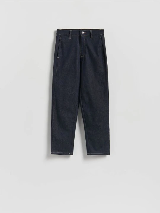 Zdjęcie produktu Reserved - Jeansy chino slim fit - granatowy