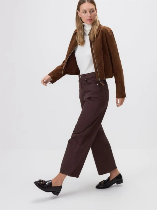 Zdjęcie produktu Reserved - Jeansy culotte - dark grey jeans