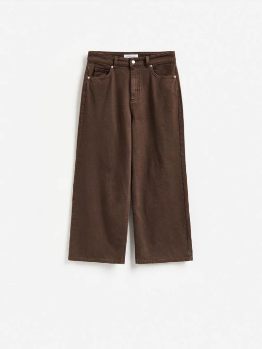 Zdjęcie produktu Reserved - Jeansy culotte - dark grey jeans