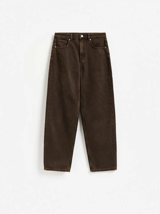 Zdjęcie produktu Reserved - Jeansy mom balloon - dark grey jeans