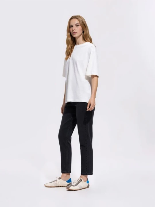 Zdjęcie produktu Reserved - Jeansy mom comfort - czarny