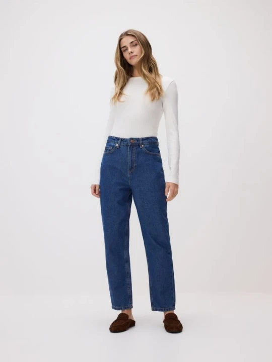 Zdjęcie produktu Reserved - Jeansy mom fit - niebieski