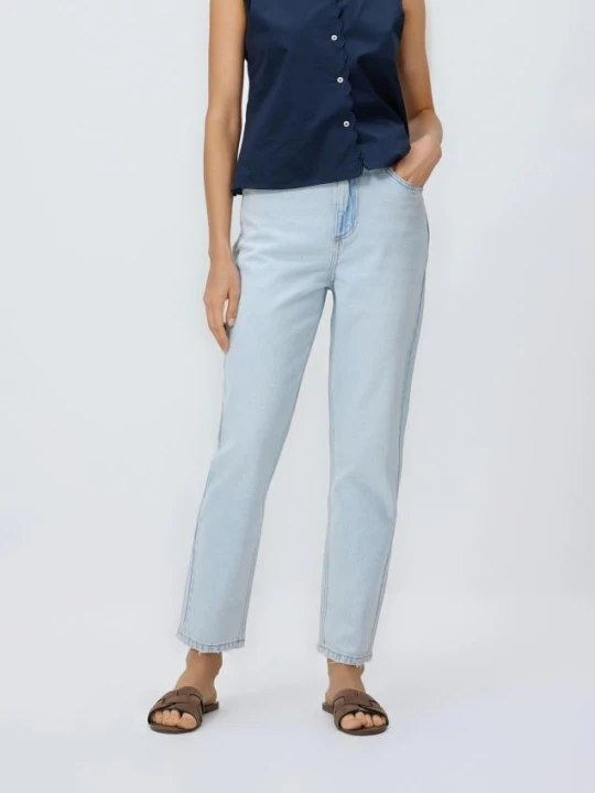 Zdjęcie produktu Reserved - Jeansy mom comfort - niebieski