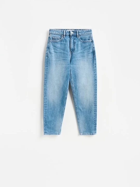 Zdjęcie produktu Reserved - Jeansy mom fit - niebieski