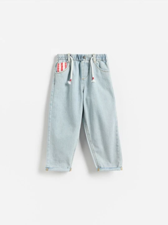 Zdjęcie produktu Reserved - Jeansy relaxed fit - niebieski