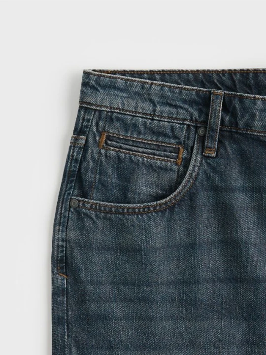 Zdjęcie produktu Reserved - Jeansy relaxed straight - indigo jeans
