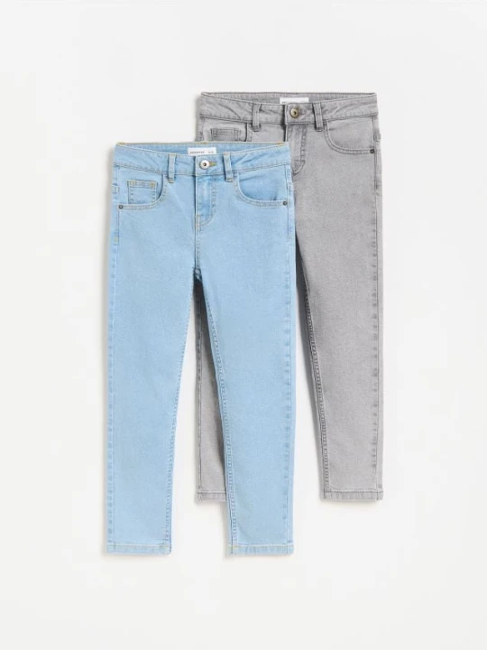 Zdjęcie produktu Reserved - Jeansy slim 2 pack - niebieski