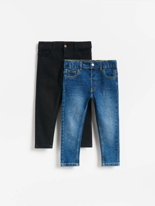 Zdjęcie produktu Reserved - Jeansy slim 2 pack - niebieski
