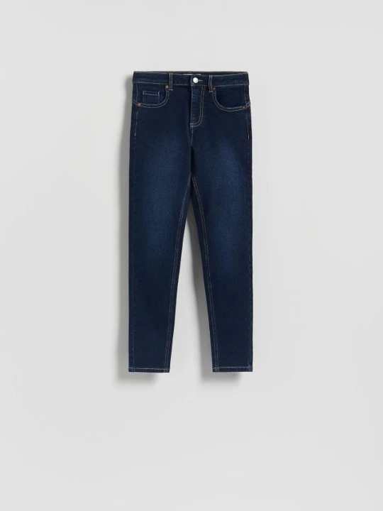 Zdjęcie produktu Reserved - Jeansy slim fit push up - granatowy