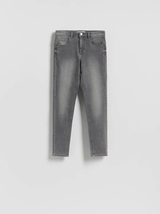 Zdjęcie produktu Reserved - Jeansy slim fit push up - jasnoszary
