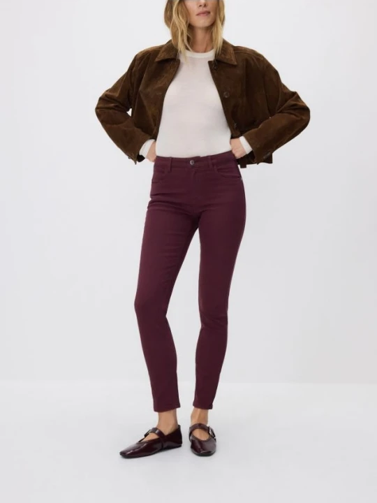 Zdjęcie produktu Reserved - Jeansy slim mid rise - brązowy