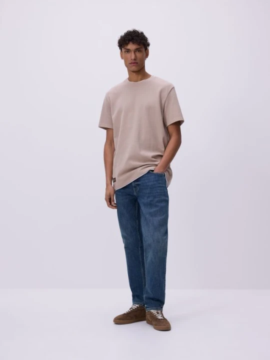 Zdjęcie produktu Reserved - Jeansy slim z efektem sprania - indigo jeans
