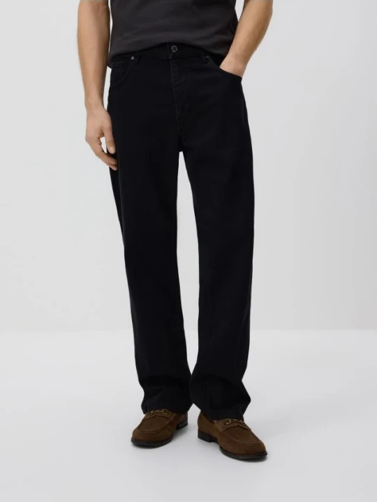 Zdjęcie produktu Reserved - Jeansy straight fit - czarny