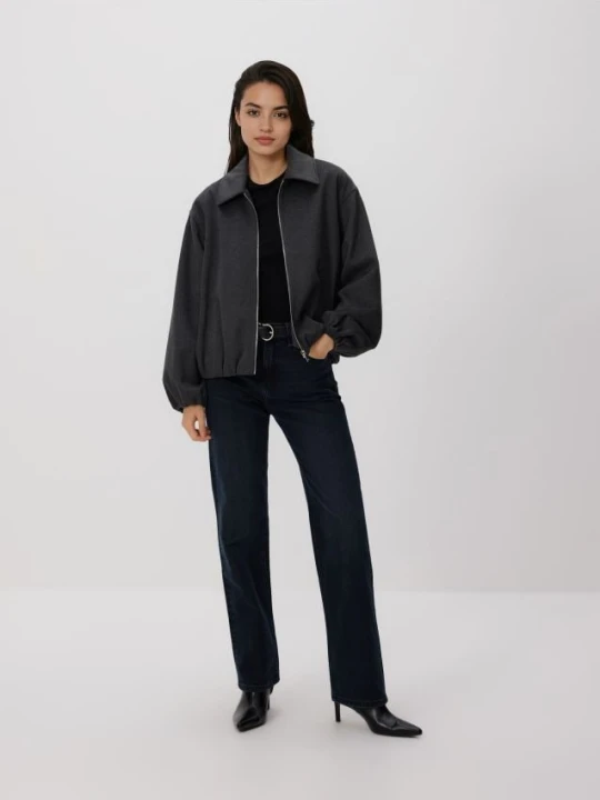 Zdjęcie produktu Reserved - Jeansy straight fit - granatowy