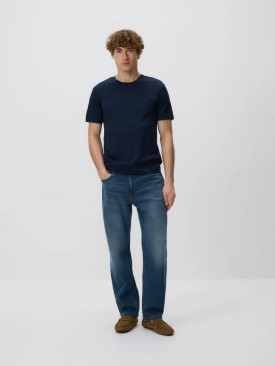 Zdjęcie produktu Reserved - Jeansy straight fit - indigo jeans