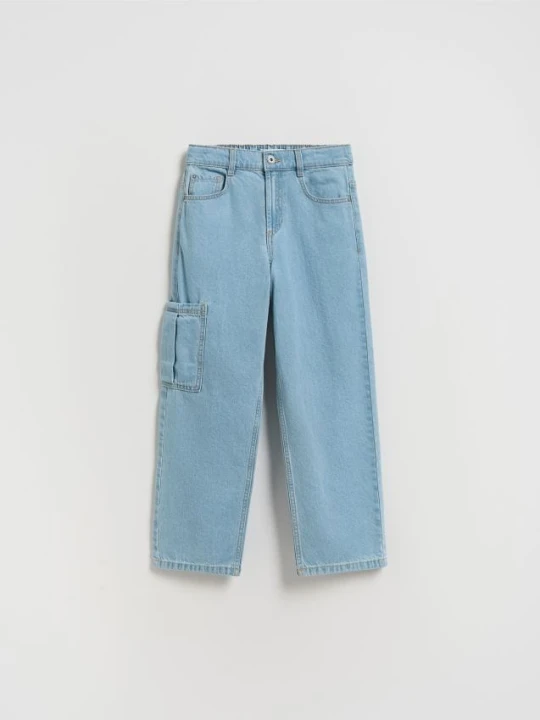 Zdjęcie produktu Reserved - Jeansy straight fit - niebieski