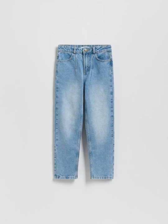 Zdjęcie produktu Reserved - Jeansy straight fit - niebieski