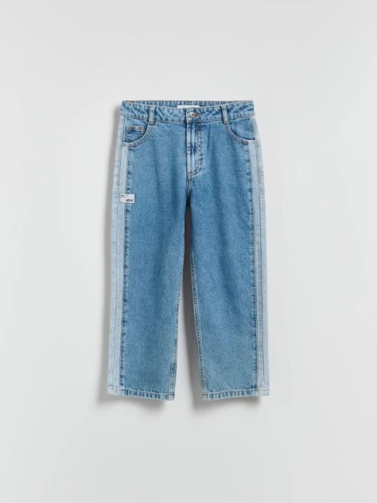 Zdjęcie produktu Reserved - Jeansy straight fit - niebieski