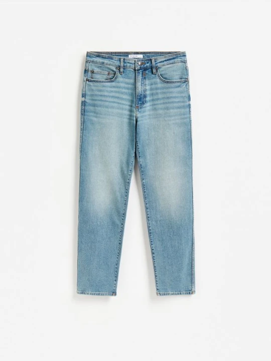 Zdjęcie produktu Reserved - Jeansy relaxed straight - indigo jeans