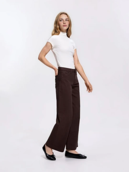 Zdjęcie produktu Reserved - Jeansy wide leg comfort - dark grey jeans