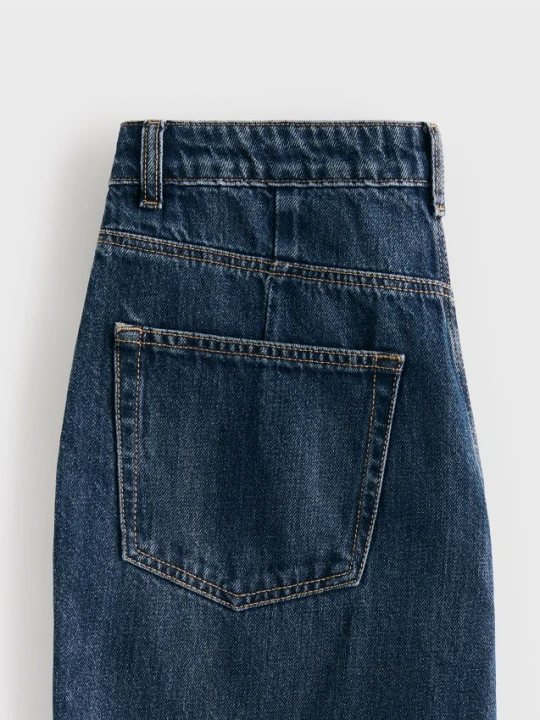 Zdjęcie produktu Reserved - Jeansy wide leg - granatowy