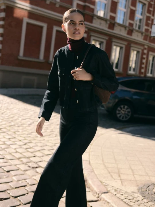 Zdjęcie produktu Reserved - Jeansy wide leg z wysokim stanem - szary
