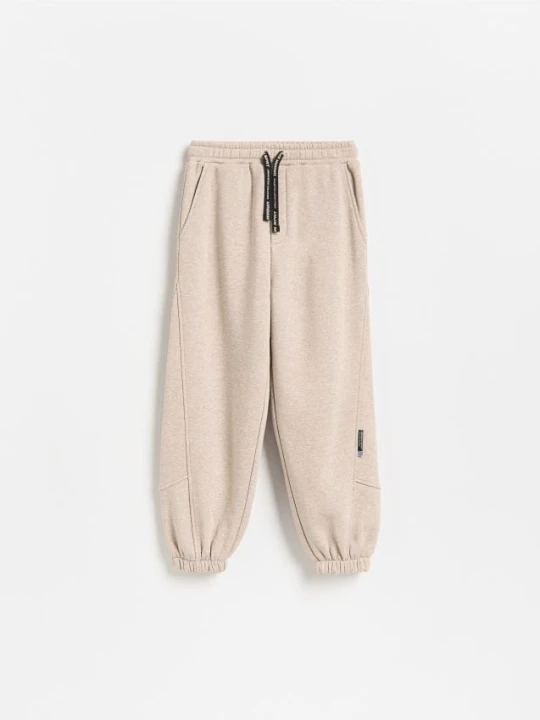 Zdjęcie produktu Reserved - Joggery baggy z bawełną - brązowy
