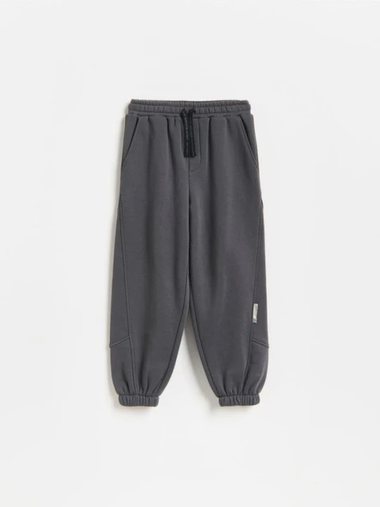 Zdjęcie produktu Reserved - Joggery baggy z bawełną - ciemnoszary