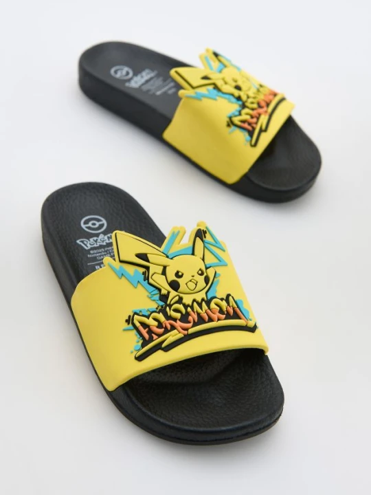 Zdjęcie produktu Reserved - Klapki Pokémon - czarny