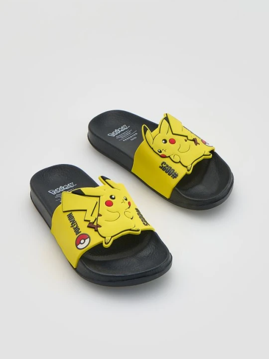 Zdjęcie produktu Reserved - Klapki Pokémon - czarny