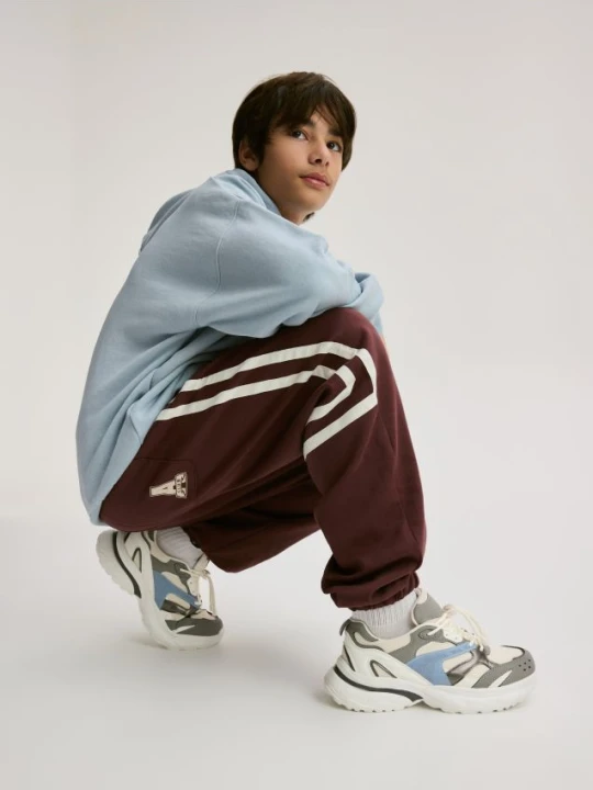 Zdjęcie produktu Reserved - Klasyczne sneakersy - złamana biel