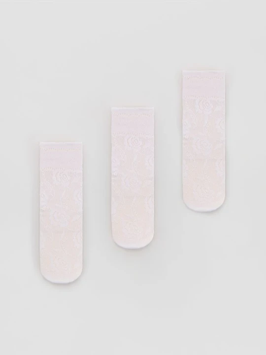Zdjęcie produktu Reserved - Koronkowe skarpetki 3 pack - biały