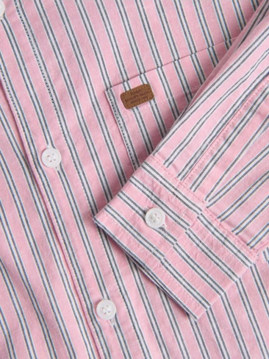 Zdjęcie produktu Reserved - Koszula oversize w paski - różowy