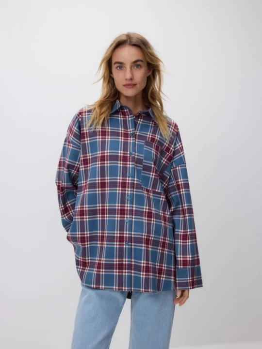 Zdjęcie produktu Reserved - Koszula oversize - wielobarwny