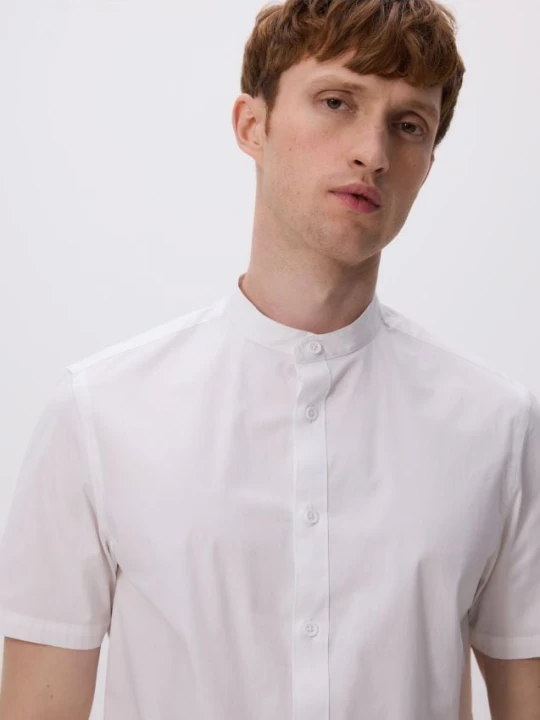 Zdjęcie produktu Reserved - Koszula slim fit ze stójką - biały