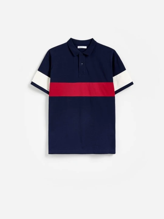 Zdjęcie produktu Reserved - Koszulka polo comfort fit - granatowy