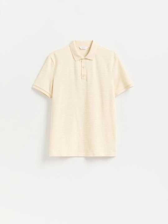 Zdjęcie produktu Reserved - Koszulka polo regular fit - beżowy