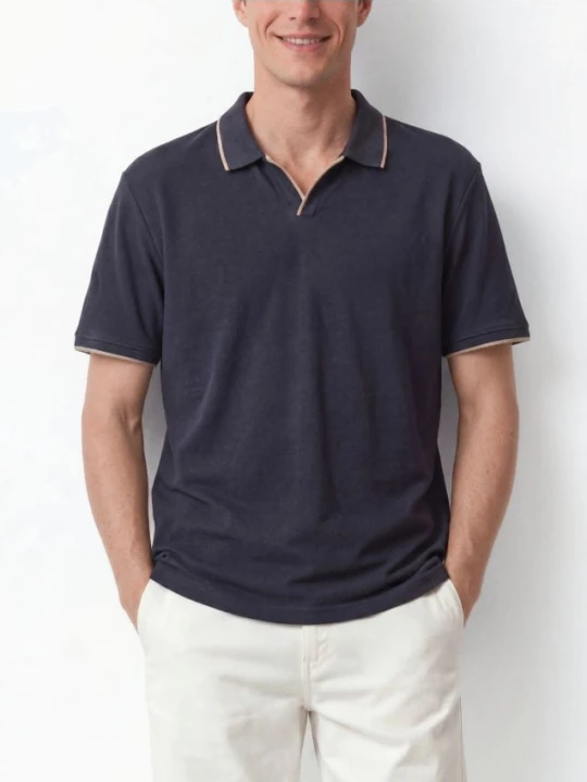 Zdjęcie produktu Reserved - Bawełniane polo regular fit - ciemnoszary